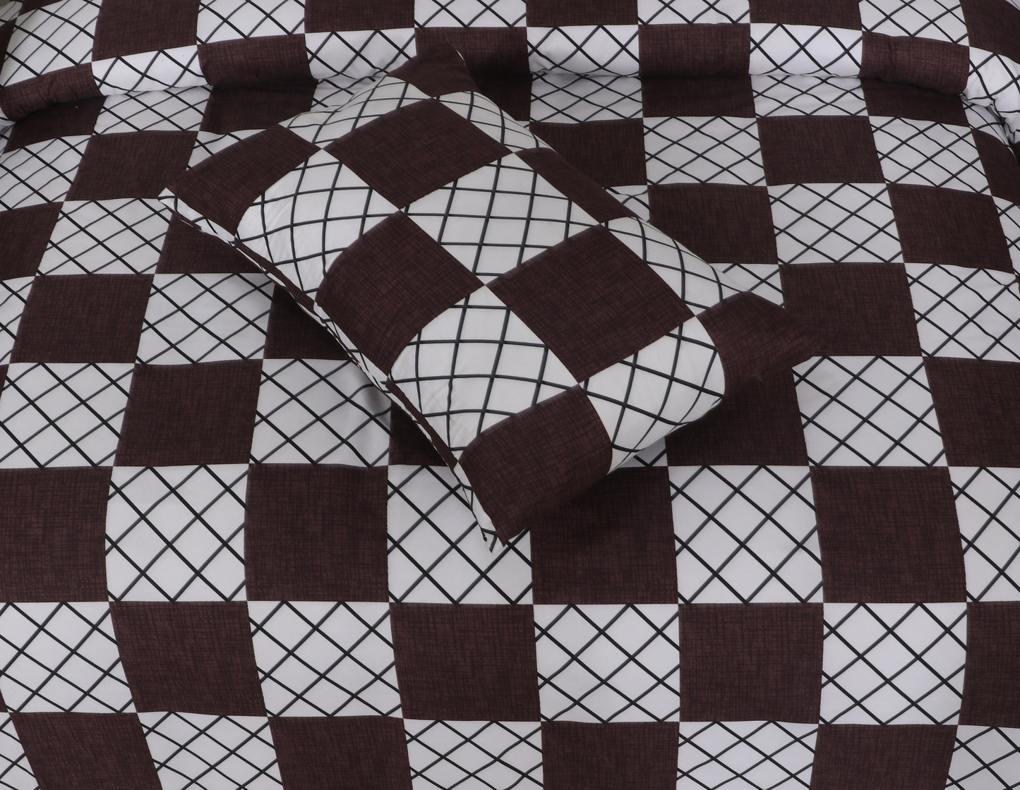 Elegance Check-Bed Sheet Set