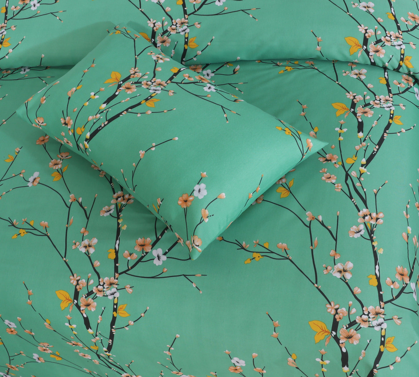 Floral Teal-Bed Sheet Set