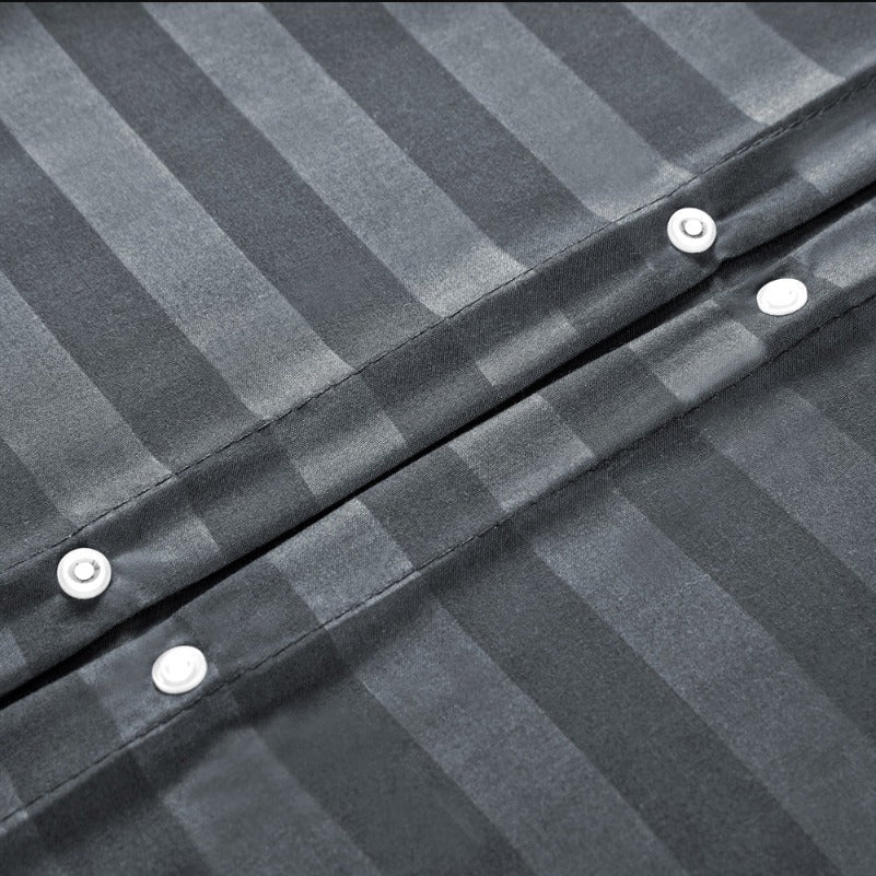 Grey Stripe - 7pcs Winter Razai/Quilt Set (Luxury)
