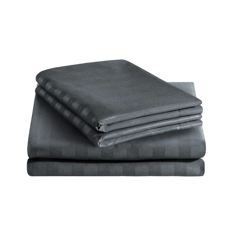 Grey Stripe - 7pcs Winter Razai/Quilt Set (Luxury)
