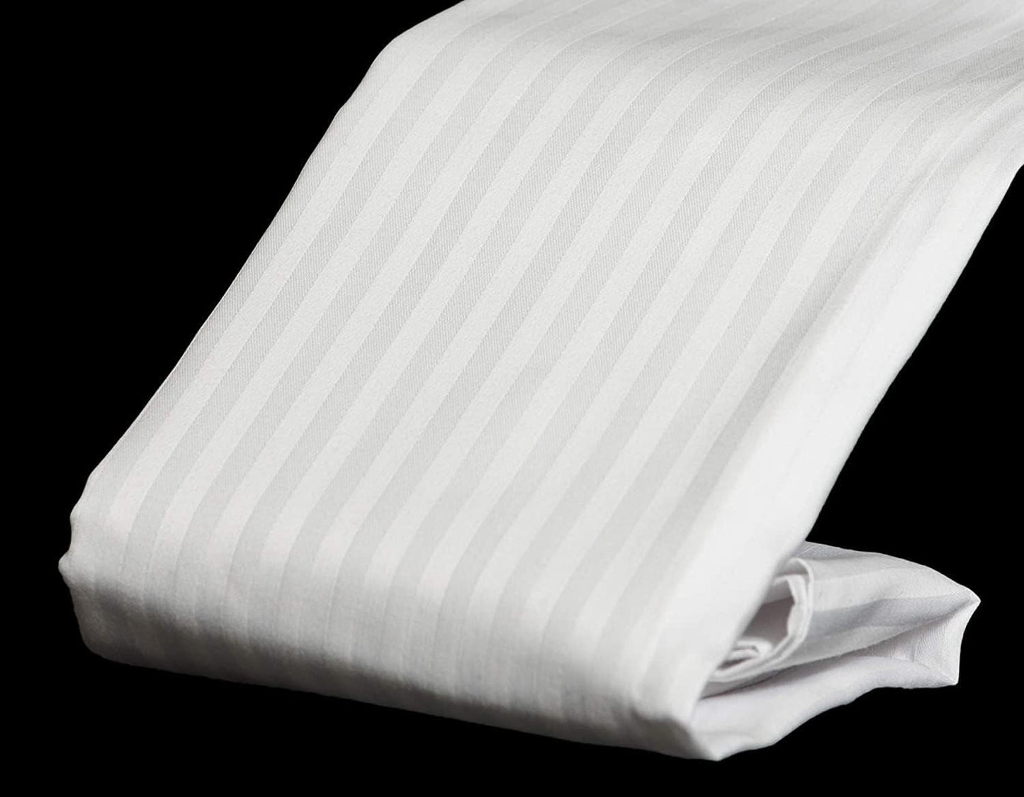 White Stripe-Luxury Fitted Sheet