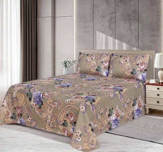 Floral Retro-Bed Sheet Set