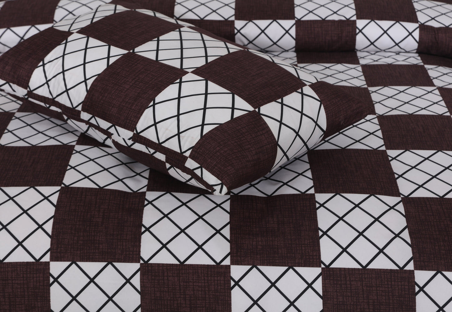Elegance Check-Bed Sheet Set